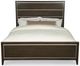 Century® Aria Brownstone/Oxford White King Panel Bed-1