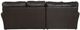 Jackson Furniture Denali 2-Piece Chocolate Left-Arm Facing Loveseat Sectional and Chaise-4