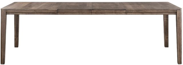 Bassett® Furniture Origins Dandridge Fog 60" Rectangle Dining Table with 1 Leaf-2