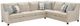 Universal Explore Home™ Customizable Hudson 2-Piece Curved Sectional-1