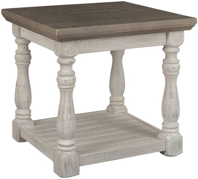 Signature Design by Ashley® Havalance 2-Piece Gray/White Living Room Table Set-2