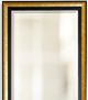 Stylecraft Black/Gold Beveled Framed Wall Mirror-1