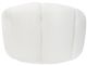 Sagebrook Home White Wood Bolstered Single Seater Chair-3