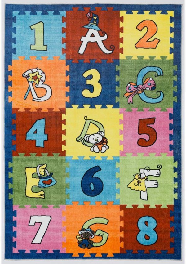 MDA Rugs Kids Rugs 5'x7' Style 4 Area Rug-0