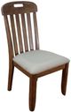 Bernards Danville Brown Slat Dining Chair-0