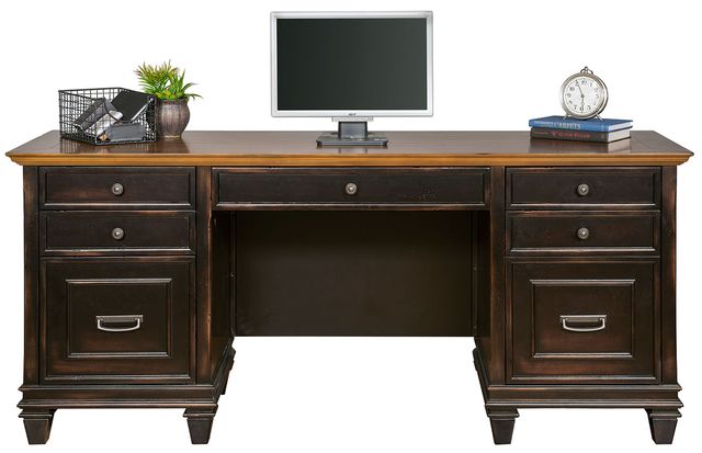 Martin Furniture Hartford Two Toned Rubbed Credenza-0