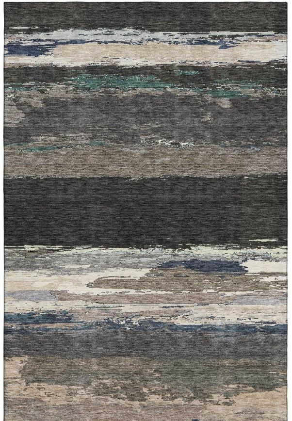 Dalyn™ Rug Company Trevi TV8 Black 5'x8' Area Rug-0