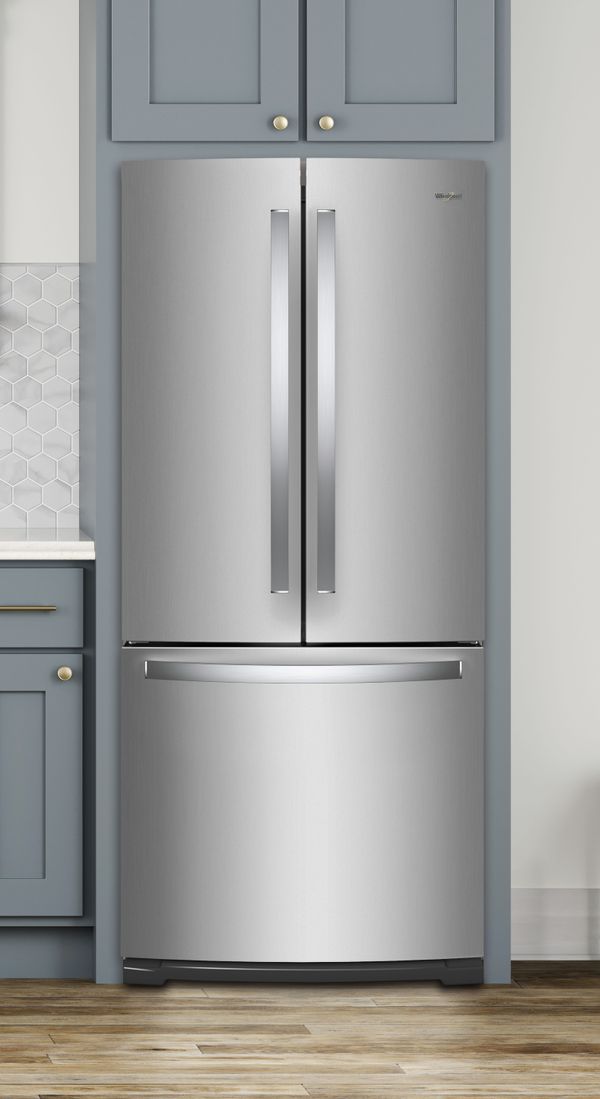 Whirlpool 30 in. 19.7 Cu. Ft. French Door Refrigerator-Fingerprint Resistant Stainless Steel