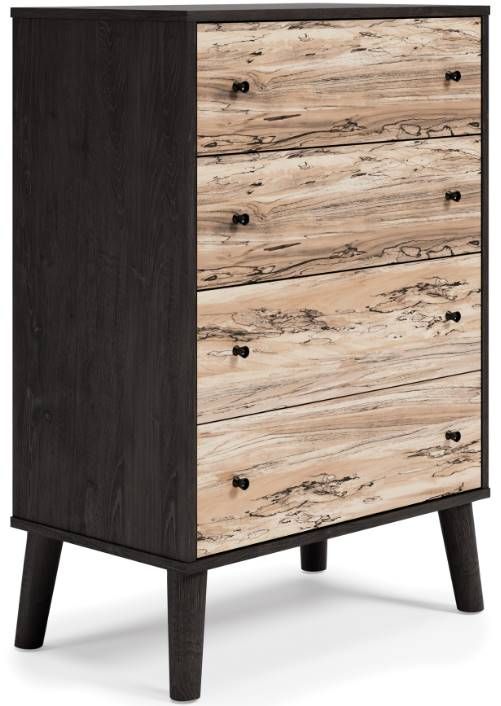 Signature Design by Ashley® Piperton 3-Piece Two-Tone Brown/Black Full Panel Headboard Bedroom Set-3