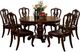 Furniture of America® Bellagio 7-Piece Brown Cherry Round Dining Table Set-0