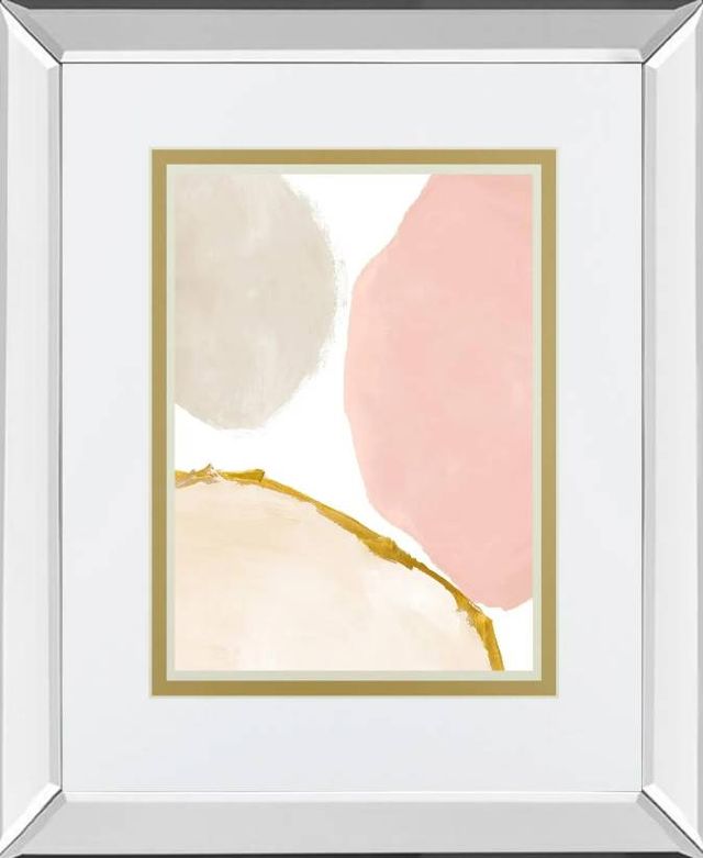 Classy Art Blush All Year Round Abstract II by LanieLoreth Mirrored Frame Wall Art-0