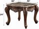 ACME Furniture Latisha Brown Top End Table with Antique Oak Base-2