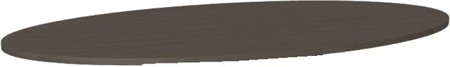Amisco Customizable Gemma White Oak Veneer 72" Bar Height Oval Table-1