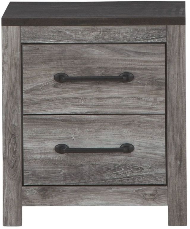 Signature Design by Ashley® Bronyan Dark Gray Nightstand-2