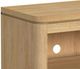 Elements International Rosalie Natural 82" TV Console with Fireplace Insert-3