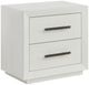 Universal Explore Home™ Oasis White Sandblasted Quartered Pine Shoreline Nightstand-0