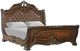 New Classic® Home Furnishings Bella Notte Mahogany Brown California King Upholstered Sleigh Bed-0
