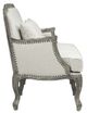 ACME Furniture Tania Cream/Gray Loveseat-2