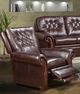 Fornirama 420 Dark Brown Recliner-1