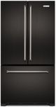 KitchenAid® 36 in. 21.9 Cu. Ft. Black Stainless Steel with PrintShield™ Finish Counter Depth French Door Refrigerator-0