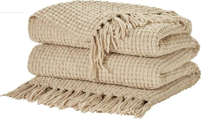 Nourison Home™ Lifestyle Beige Throw Blanket-0