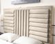VIG Furniture Modrest Daystar Beige Velvet/Gold Queen Panel Bed-3