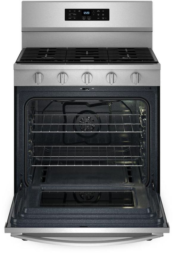 Whirlpool® 30" Fingerprint Resistant Stainless Steel Freestanding Gas Range-2