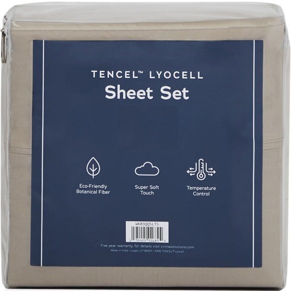 Weekender™ Premier Tencel™ Lyocell 6-Piece Sandstone Split California King Sheet Set-2