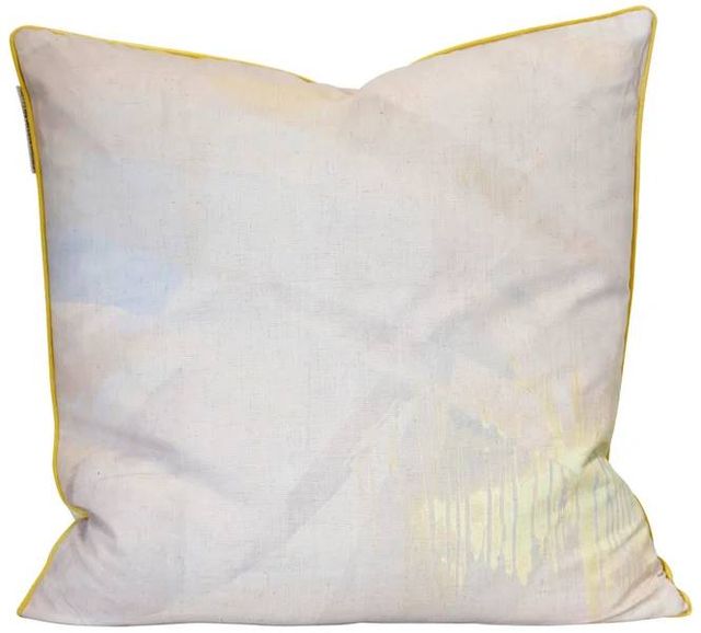 StyleCraft Austin Allen James White/Yellow Throw Pillow-0