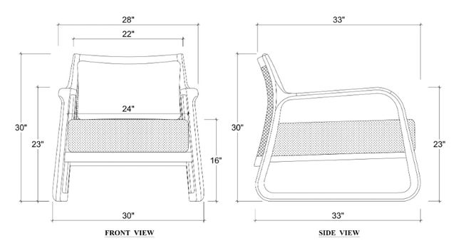 Bramble Customizable Manado Lounge Chair-1