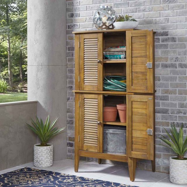 homestyles® Maho Brown Storage Cabinet-4