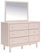 Signature Design by Ashley® Wistenpine Blush Dresser and Mirror-0