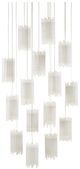 Currey & Company Escenia Natural/Painted Silver Multi-Drop Pendant Lighting-1