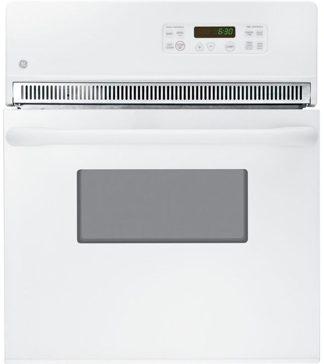 GE® 24" White Electric Built In Single Oven-0