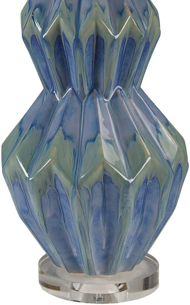 Renwil® Everren Serres Crystal/Turquoise Blue Table Lamp-2