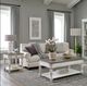 Liberty Furniture Magnolia Manor 3-Piece Weathered Brown Top Occasional Table Set with Antique White Base-1
