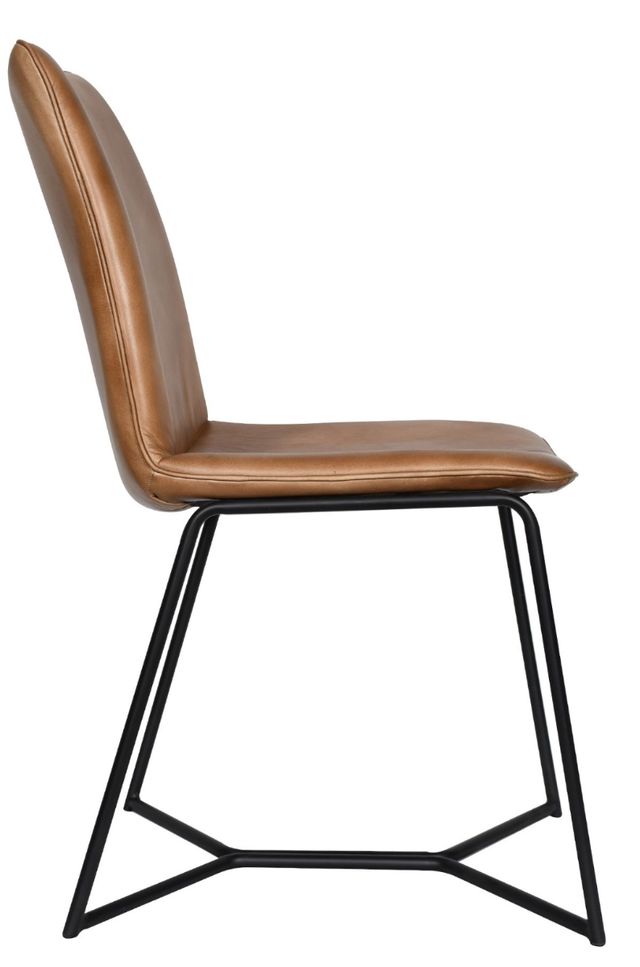 Home Trends & Design Essex Morgan Hand Washed Taupe Side Dining Chair-2