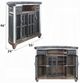 ACME Furniture Rahma Antique Ebony Bar Table with Aluminum/Brown Base -2