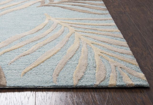 Rizzy Home Cabot Bay Seafoam 5' x 8' Rug-3