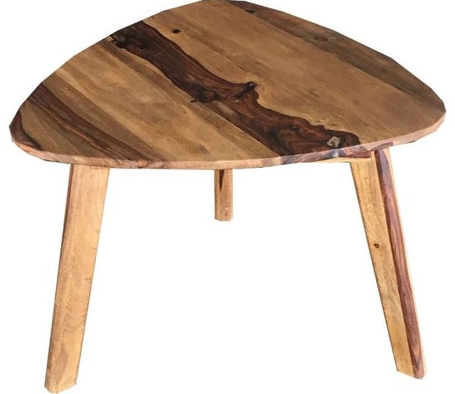 Jaipur Furniture Oker Brown 24'' Side Table-0