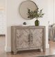 Jofran Inc. Gramercy Gray Wash 2-Door Accent Cabinet-1