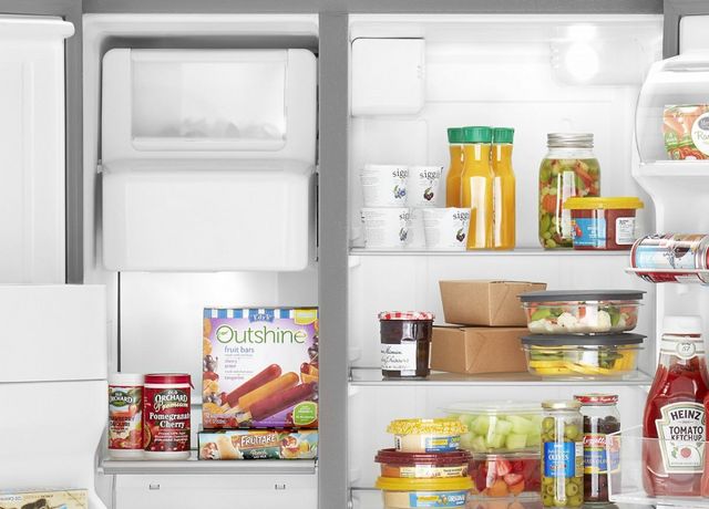 Réfrigérateur côte-à-côte de 36 po Whirlpool® de 24.6 pi³ - Acier inoxydable résistant aux traces de doigts-5