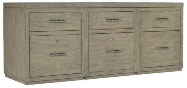 Hooker® Furniture Linville Falls Mink 3-Small Files Credenza-0