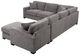 Emerald Home Repose 3-Piece Dark Gray Right-Arm Facing Sectional and Chaise-4