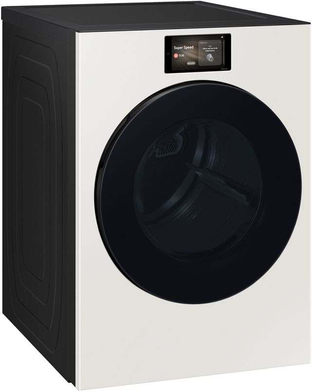 Samsung Bespoke AI 7.6 Cu. Ft. Ivory Front Load Electric Dryer with AI Home & AI Optimal Dry+-1