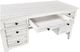 Aspenhome® Reeds Farm Weathered White Half Pedestal Desk-1