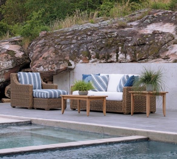 Lane Venture® Oasis Ash /Barley/White Sofa-3