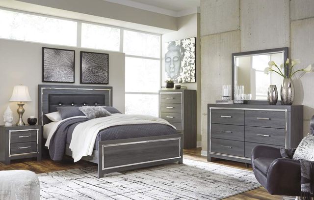 Signature Design by Ashley® Lodanna Gray Queen Panel Bed-6