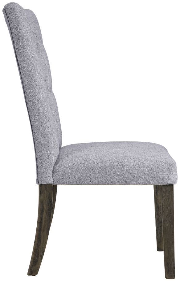 ACME Furniture Merel 2-Piece Gray Side Chair Set | Wood's