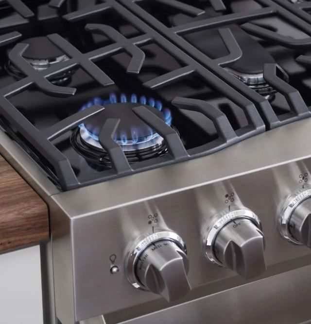 Viking® 3 Series 30" November Sky Propane Pro Style Gas Range-2